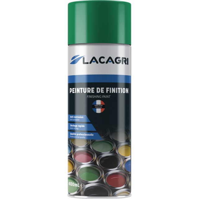 Peinture de Finition Vert Menthe Aerosol 400ML Lacagri référence fournisseur 243632